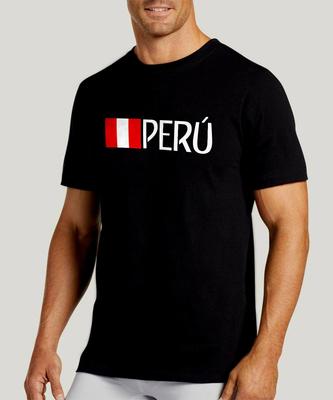 PERÙ t-shirt BANDIERA PERUVIANA CAMISETA HINCHA PERUANO ORGOGLIO T-SHIRT GRAFICA