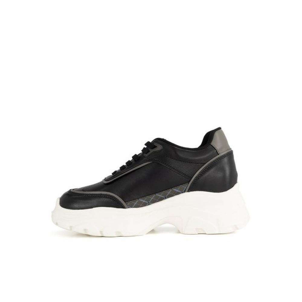 Daks Women 6cm Height Increasing Comfort Ugly Sneakers Dlf519ls10 Black