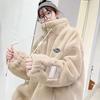 Autumn and winter new imitation rabbit fur jacket light casual fashion thickened warm plush coat