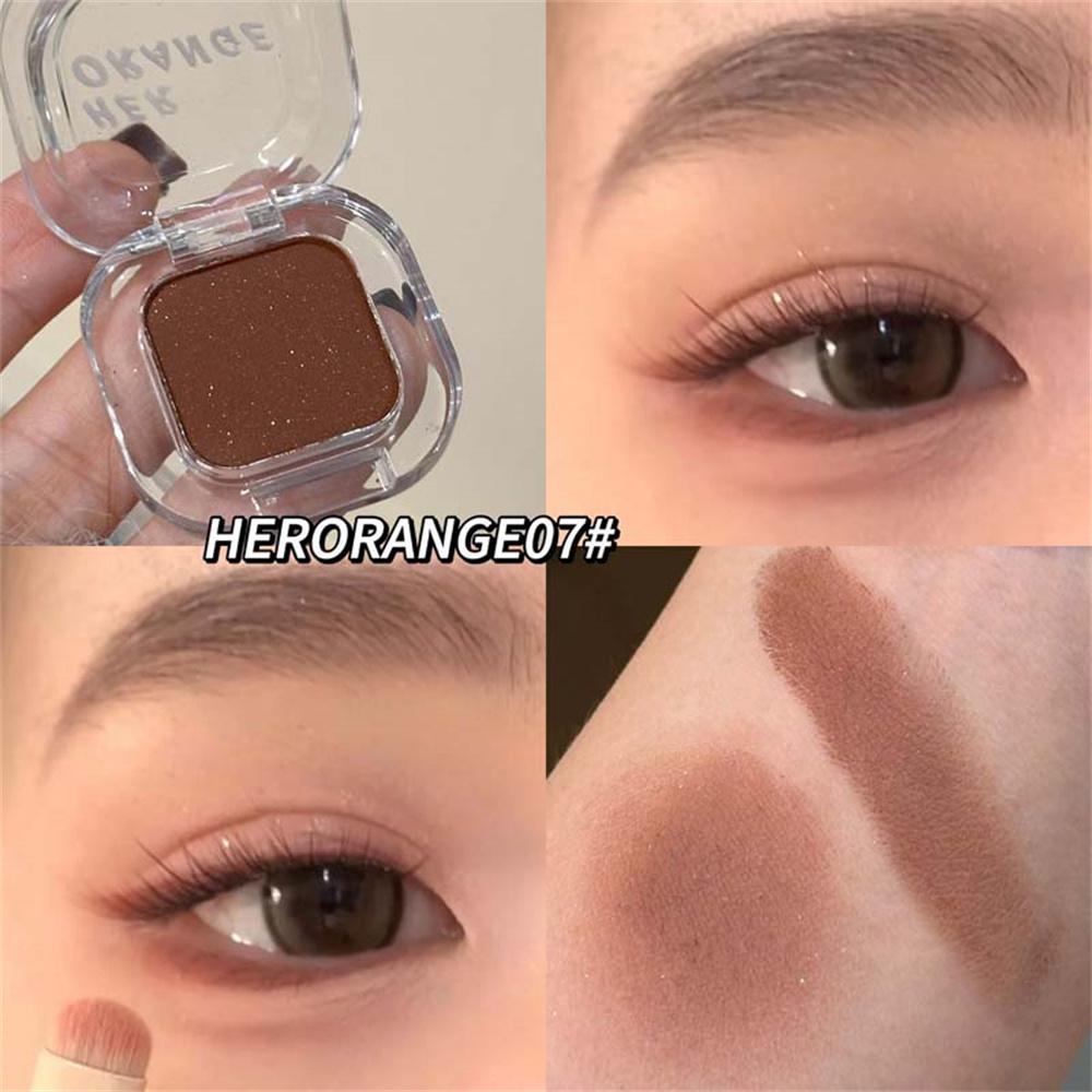 Monochrome Eyeshadow Palette Matte Wine Red Brown Eye Shadow Smoky Pearl Glitter Earth Low Saturation Highlighter Eye Makeup