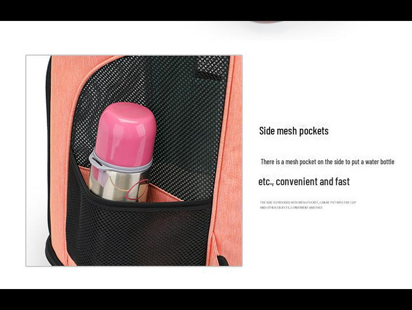 Tragbarer Haustier-Trolley-Rucksack für Katzen und Hunde