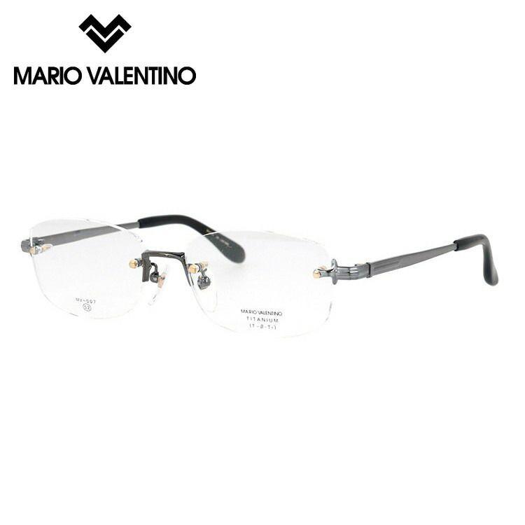 Used Mario Valentino Glasses Frame Date Glasses MARIO VALENTINO MV-007 C2 52 Size Square Mario Valentino Unisex Men Women [Domestic regular product]