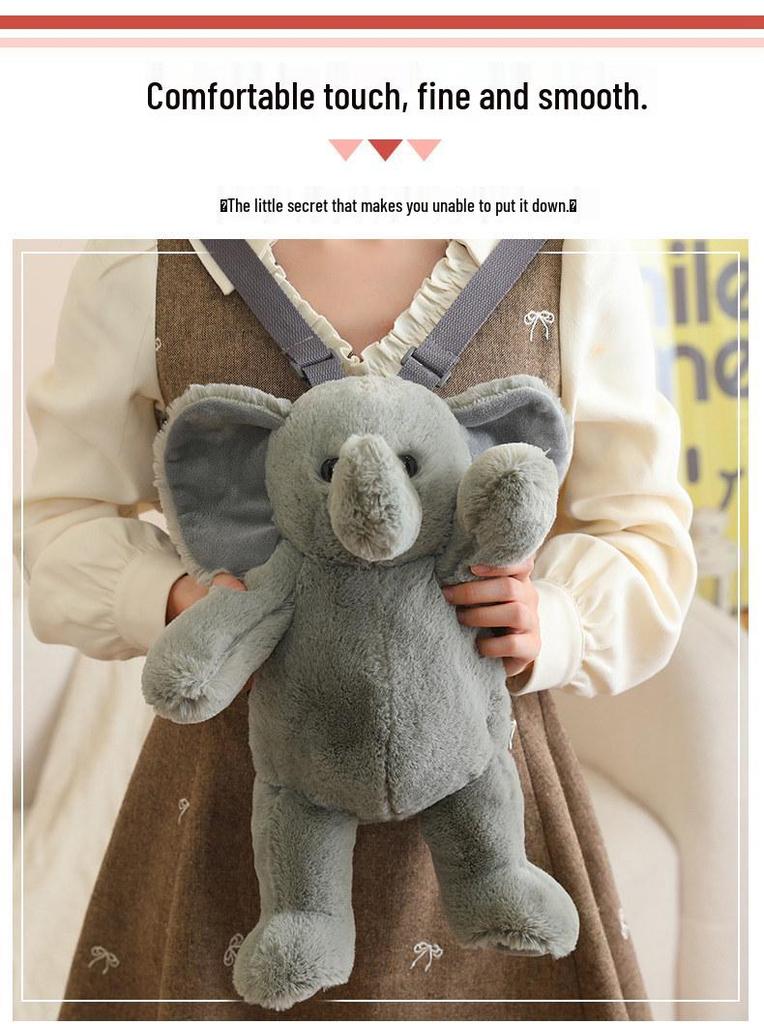 Animal Friends Plush Backpack: Sloth, Lemur, Lion, Giraffe, Lamb