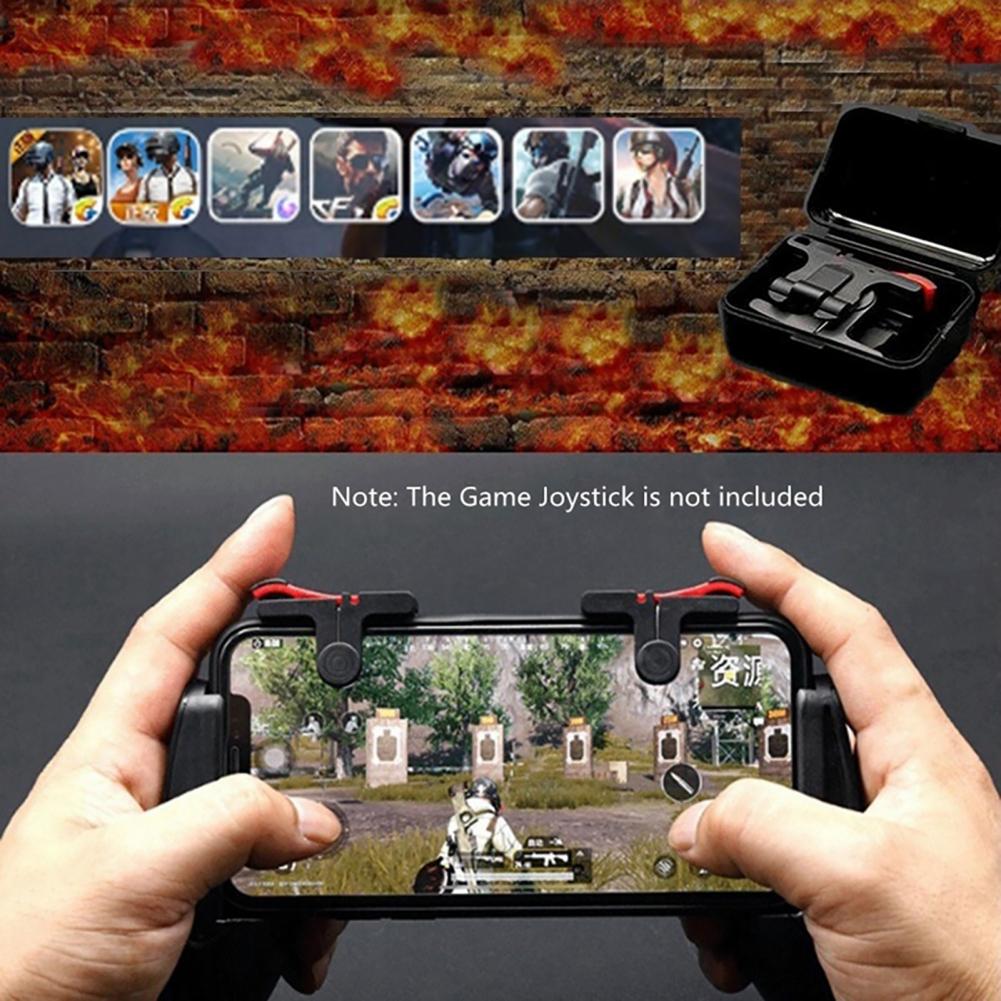 1 Pair D9 Plastic Mobile Phone Holder Gaming Triggers Game Controllers Gamepad for PUBG mobile