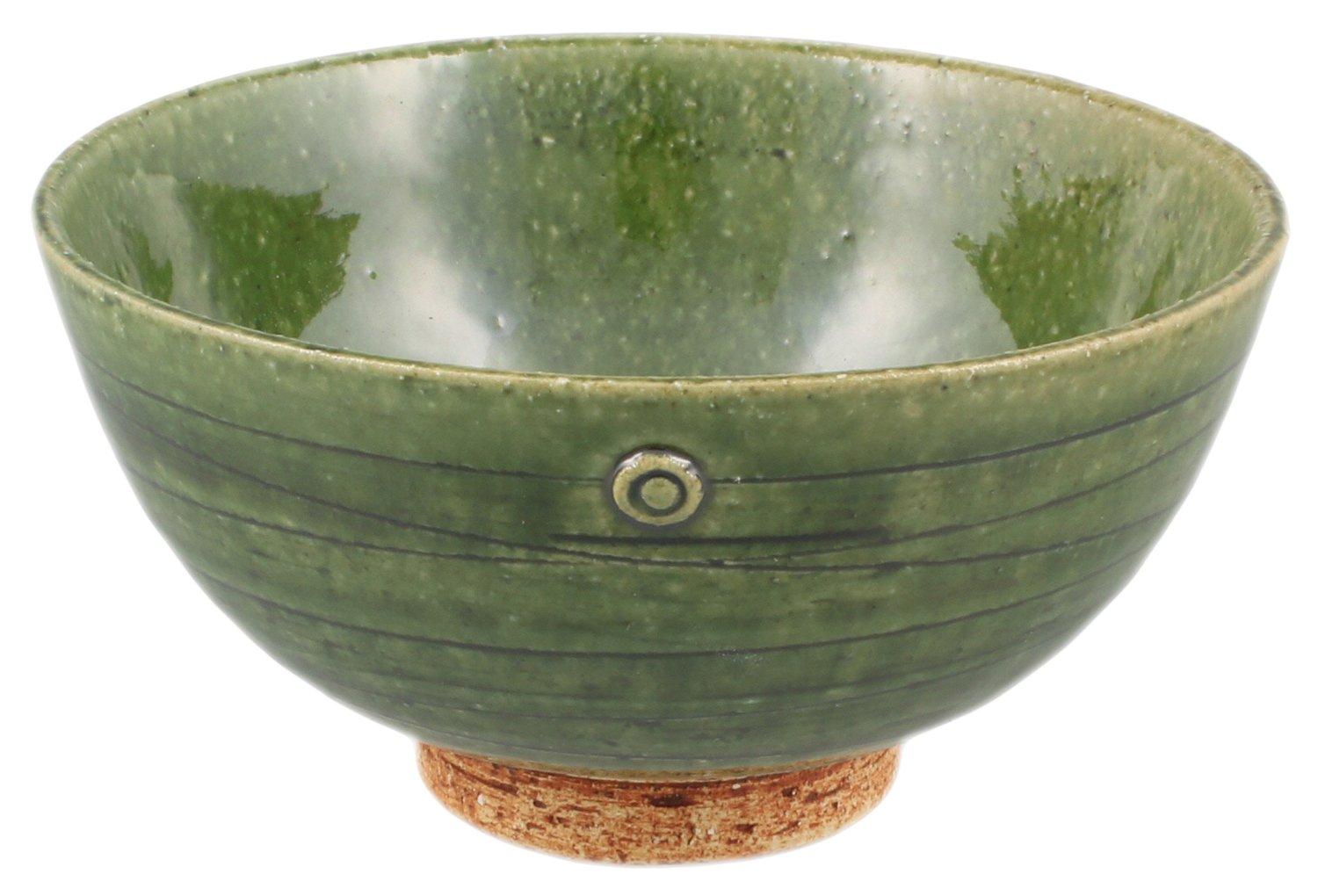 

Посуда Мино Варе Большая Пиала для Риса Спиральная Резьба Орибэ K90118 Мужская