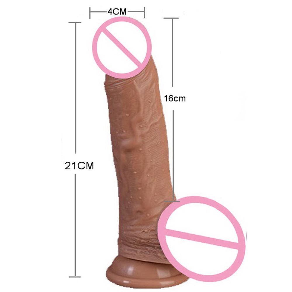Pelle Sensazione Realistico Pene Super Enorme Grande Dildo con Ventosa Giocattoli Sessuali per Donna Prodotti Sessuali Masturbazione Femminile Cazzo