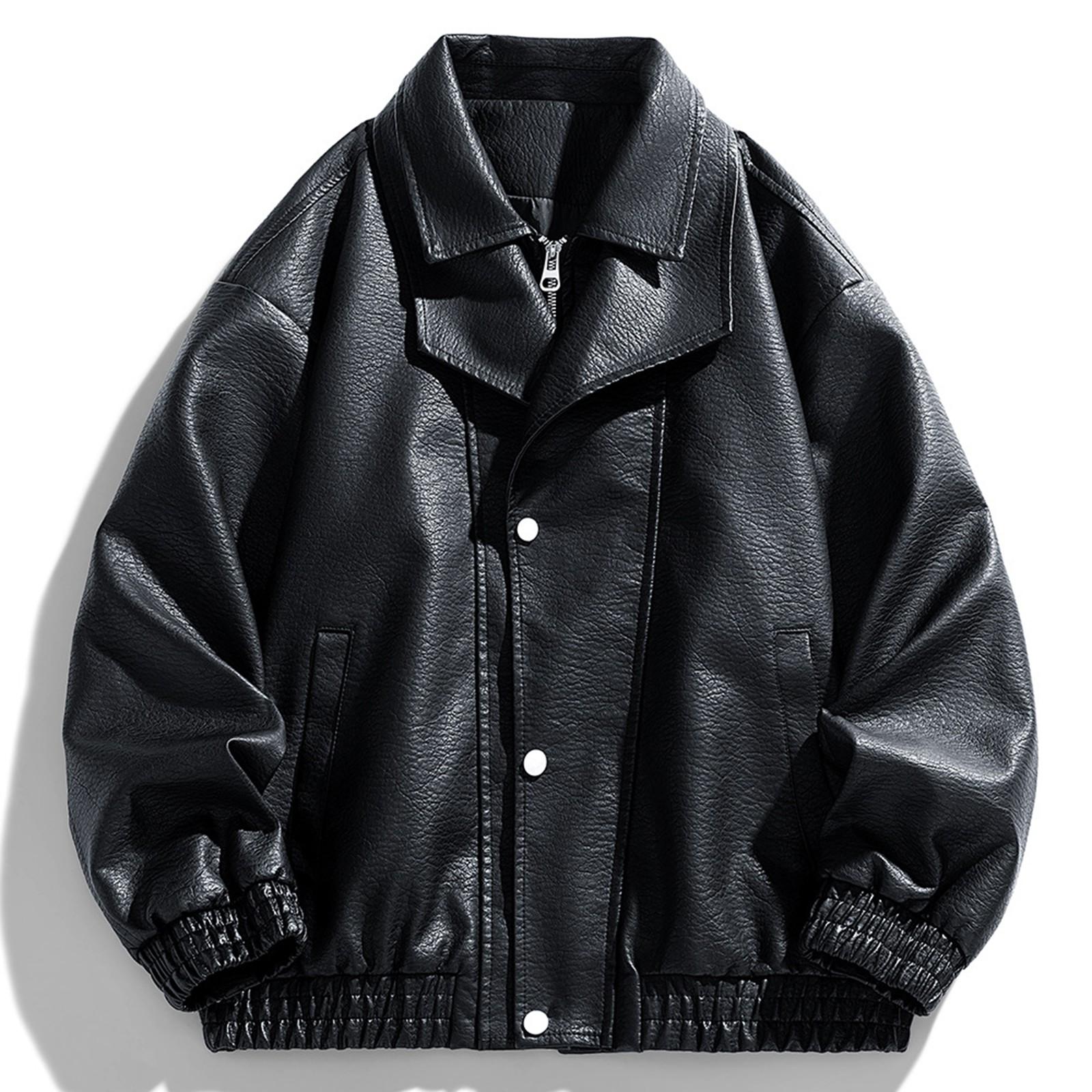 

Мужская куртка-кардиган с воротником-стойкой и длинными рукавами на весну и осень, мужское повседневное модное пальто, топы XXL чёрный