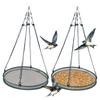 2 Pack Bird Seed Catcher Trays Hanging Bird Feeder Hanging Hoop Platform Outdoor Bird Feeding Accessory