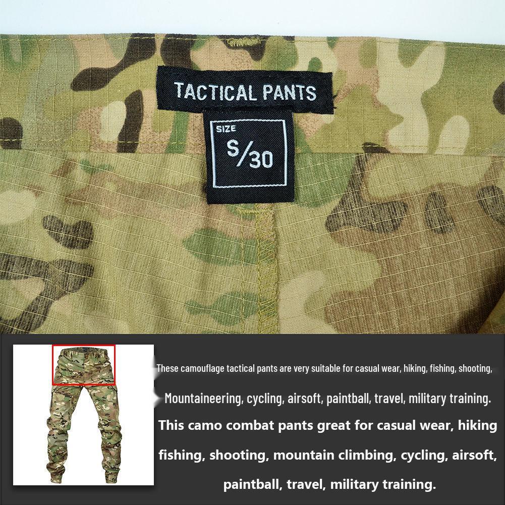 Herren Outdoor Camouflage Ripstop Taktische Skinny Jogginghosen