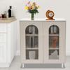Sideboard Cabinet - Modern Minimalist Kitchen Storage Unit for Wall-Mounted Use, Stylish Buffet and Tea Cabinet