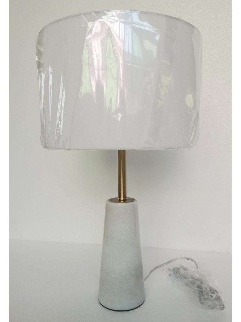 Nordic Marble Table Lamp: Light Luxury, Post-Modern Design for Living Room or Bedroom Decor.