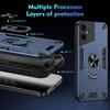 Armor Magnetic Ring Kickstand Phone Case For Tecno Pova NEO Pova NEO 2 For Tecno Pova NEO 3 Shockproof Back Cover