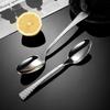 Abay Fish Tail Hammered Stainless Steel Dessert Spoon Set