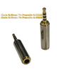 1/3Pcs 3.5Mm To 2.5Mm /2.5 Mm To 3.5 Mm Audio Adapter Aux Cable Converter Stereo Headphone Amplifier Microphone Jack