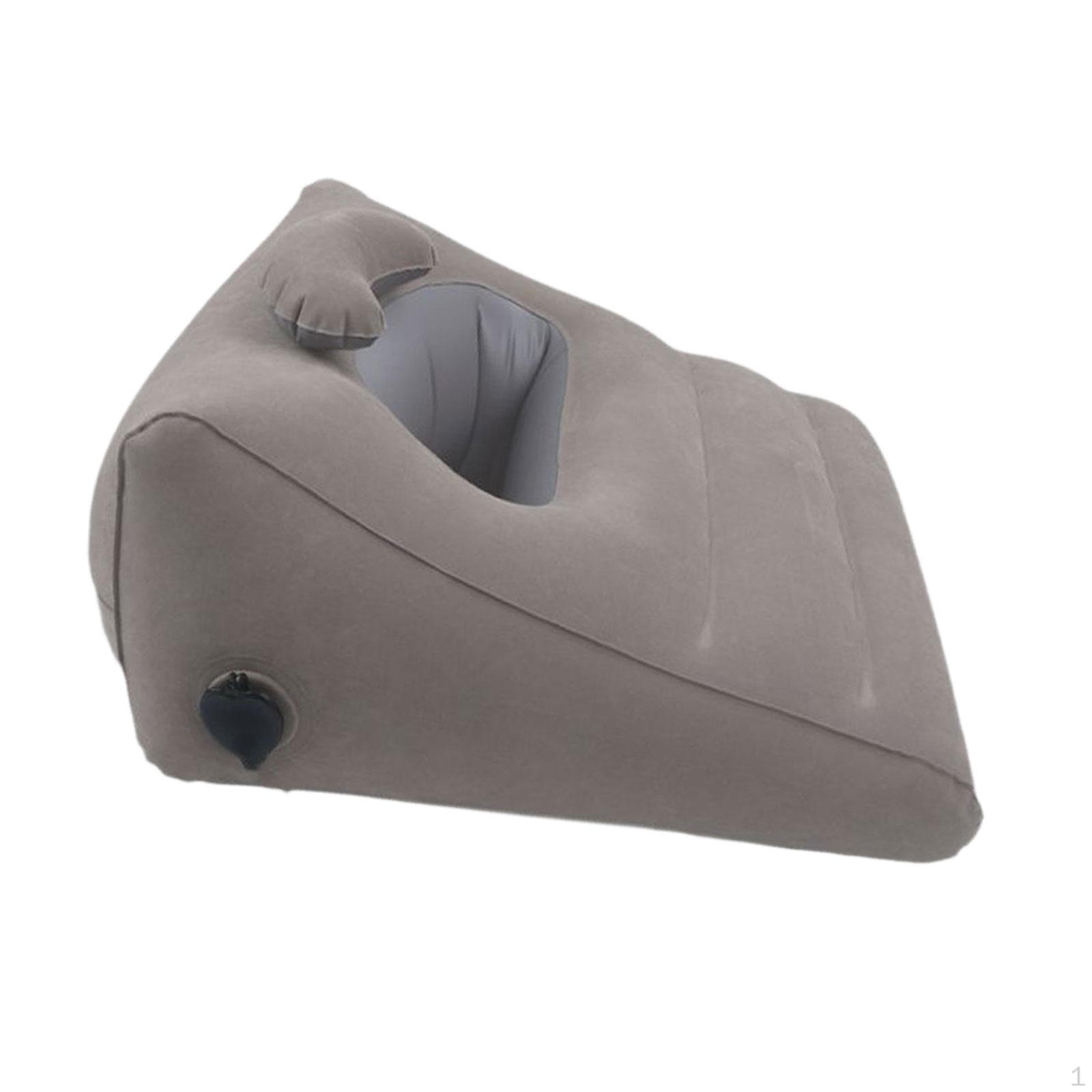 Bed Pillow Lightweight Comfort Travel Wedge Inflatable Pillow for Office Sleeping with storage bag 1940₽