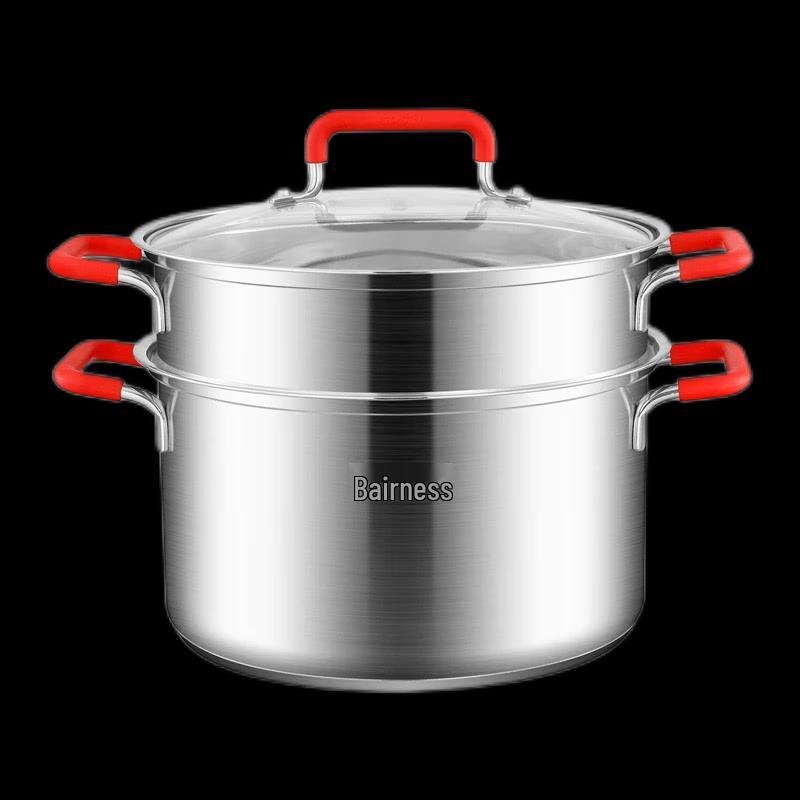 Bernice 28cm Stainless Steel Steamer Pot