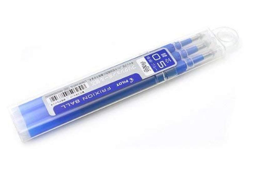 

FriXion Ball Knock Blue x 10 Packs Refills, 0.5mm Leads, 3-Pack