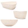 Round Oval-shaped Triangle-shaped Bread Proofing Basket Natural Rattan Proving Basket Sourdough for Kitchen Home Bakers with Liner Cloth