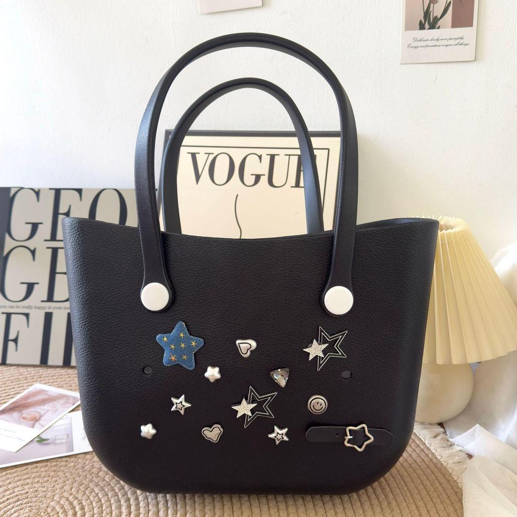 EVA Beach Handbag: Large Capacity DIY Travel Tote