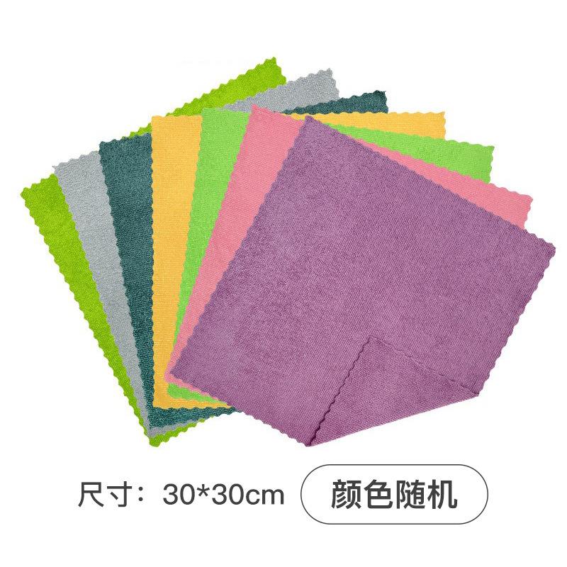 Reusable Lint-Free Absorbent Kitchen Cleaning Cloths, 30x30/32x32cm
