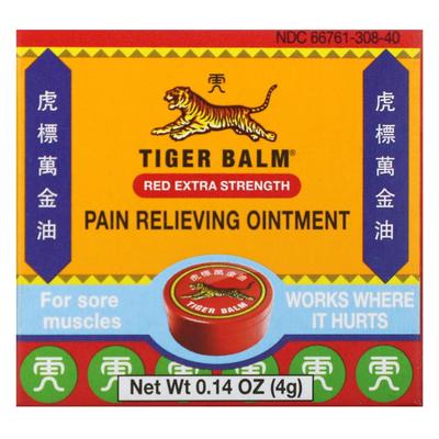 Pain Relief Ointment, Red Extra Strength, 0.14 Oz (4 G)