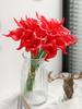Lot de 24 lys calla artificiels au toucher réaliste, pour bouquet de mariage, décoration de fête