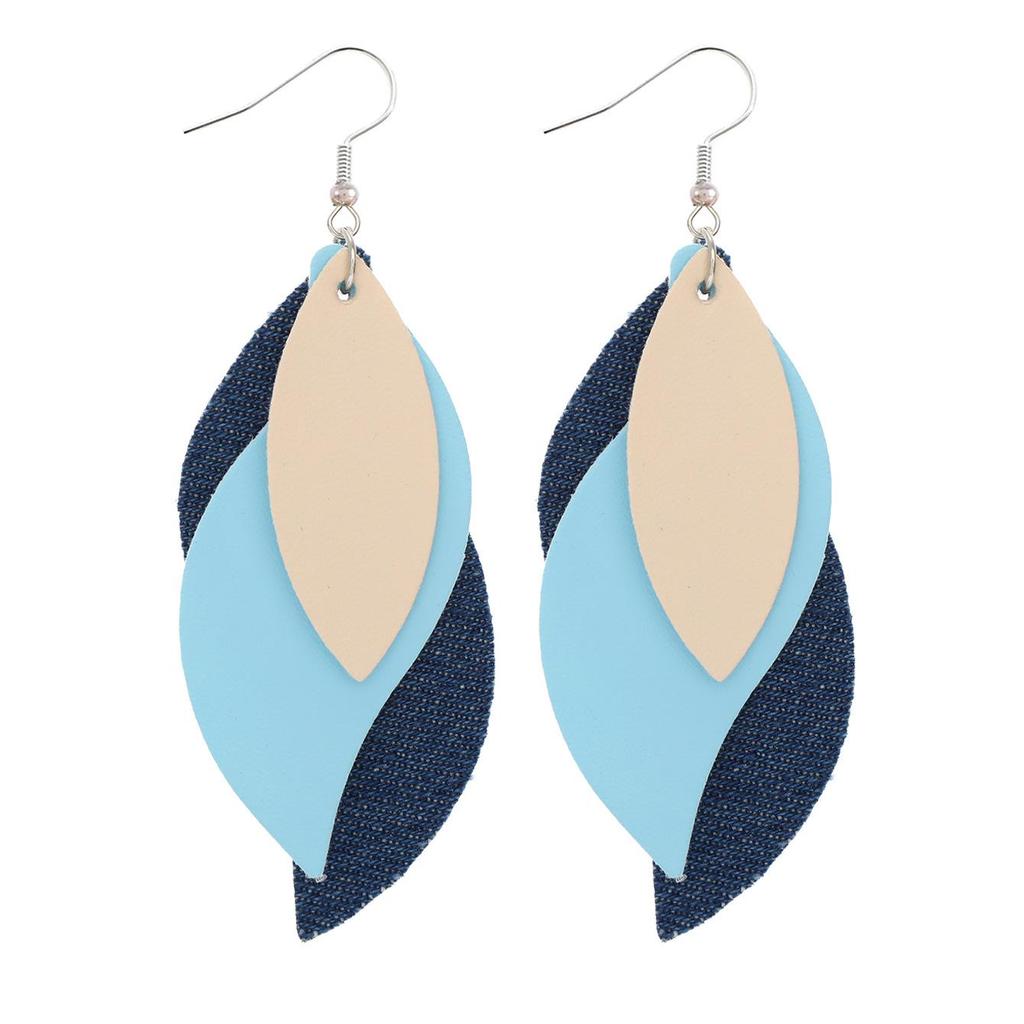 Stylish PU Leather Earrings: Creative Designs & Shapes