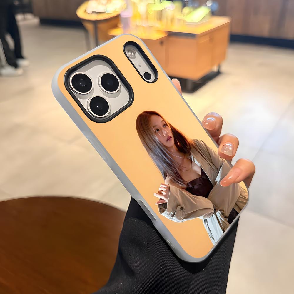 Singer L-Lee Hyeri Phone Case For IPhone 17 Air 16 E 15 14 Plus 13 12 11 Pro Max Jelly 2 In 1 Protective Case