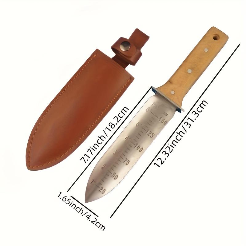 

Садовый нож для копания Сверх острый Сверхпрочная лопата Копать почву Пеший туризм Садоводство Кемпинг Прополка Идеальный многоцелевой инструмент 1 шт.