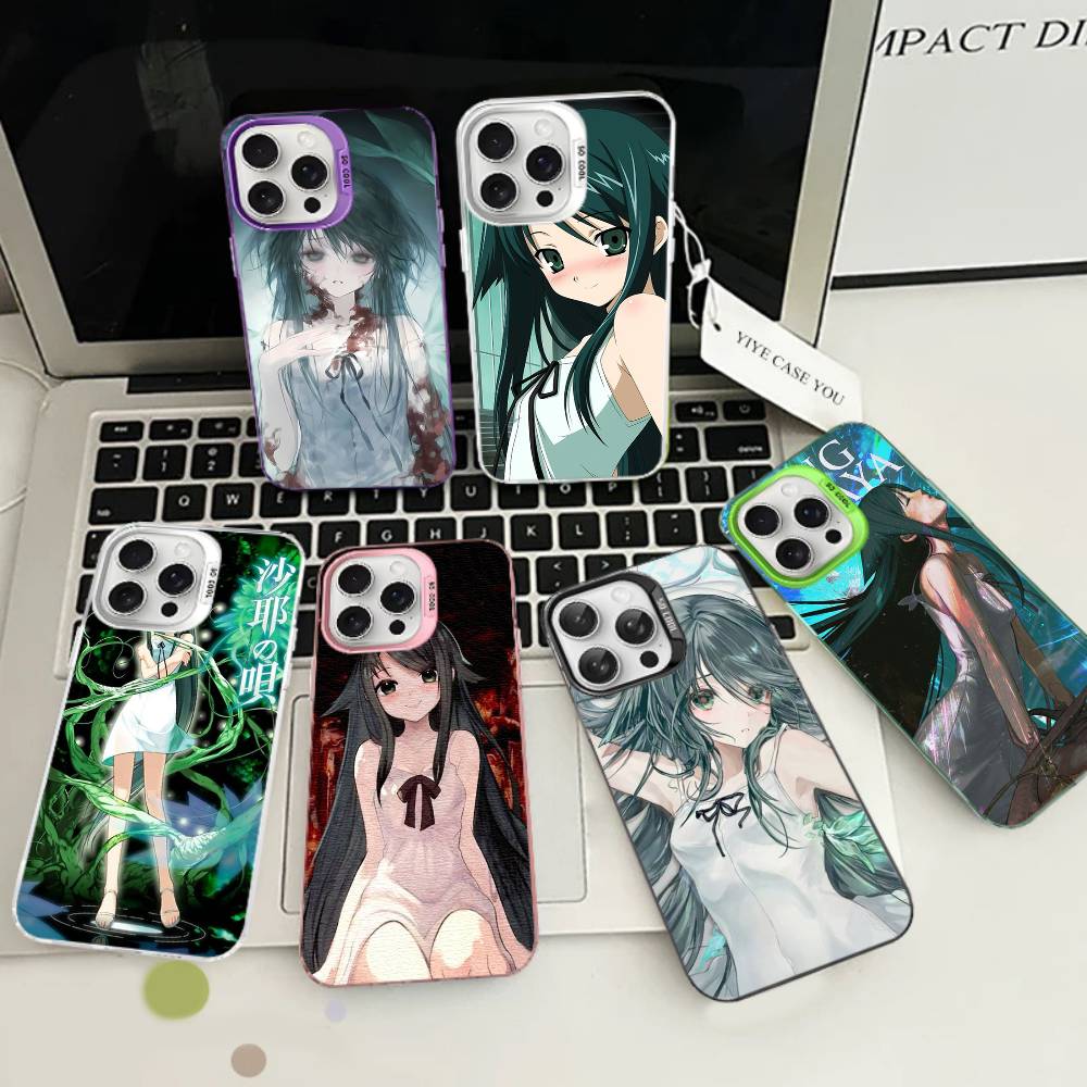 Horror Saya No Uta Game For IPhone 17 16 15 14 13 12 11 Pro Max Plus Matte Color Back Phone Cover