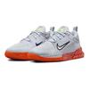 Nike Crosscourt Series Electric Fashion Durable Breathable Non-Slip Low-Top Kids Basketball Shoes Kids Sneaker Gray Orange FV3474-001