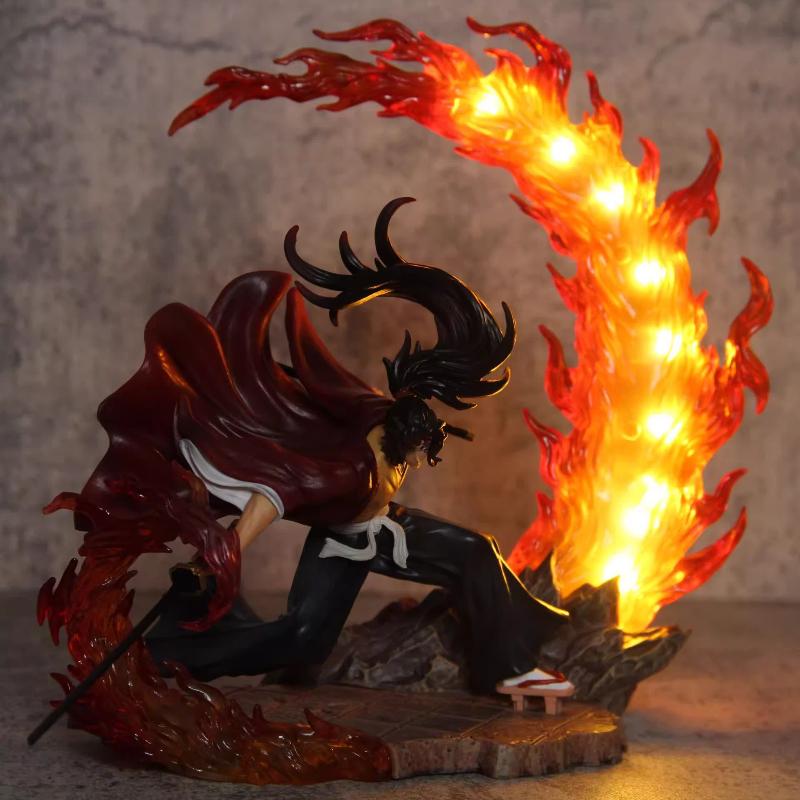 23Cmdemon Slayer Yoriichi Tsugikuni Vs Kokushibo Battle Form Gk Figure Pvc Glowing Model Statue Home Decor Collectible Toy Gift