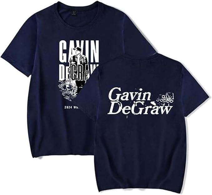 

Gavin DeGraw 2024 World Tour Merch TShirt Crewneck Printing UnisexWomen Fashion Short Sleeve S