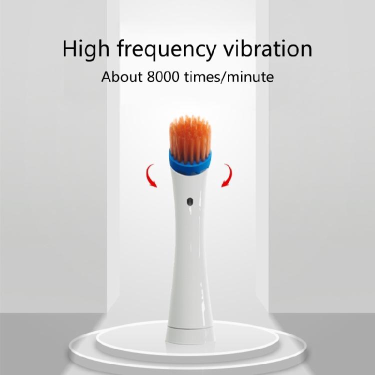 Electrical Brush Cleaner Spin Scrubber Cleaning Gadget with Brush Heads