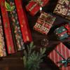 100cm×70cm Christmas Wrapping Paper Christmas Eve Gift Box Decoration Paper Children's Christmas Vintage Kraft Paper