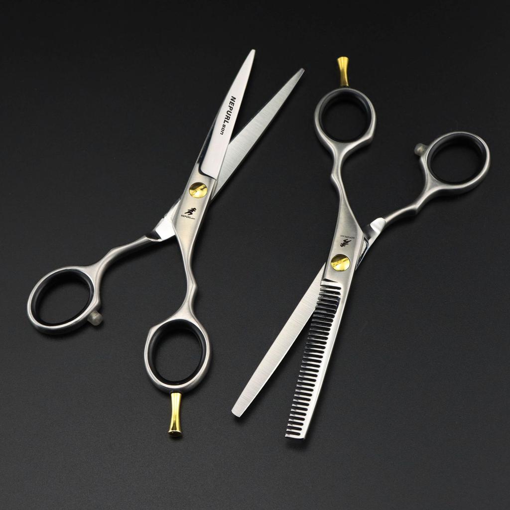6.0 Inch Matte, Hair Scissors, Hair Scissors, Flat Scissors, Bangs Scissors, Tooth Scissors, Thin Scissors