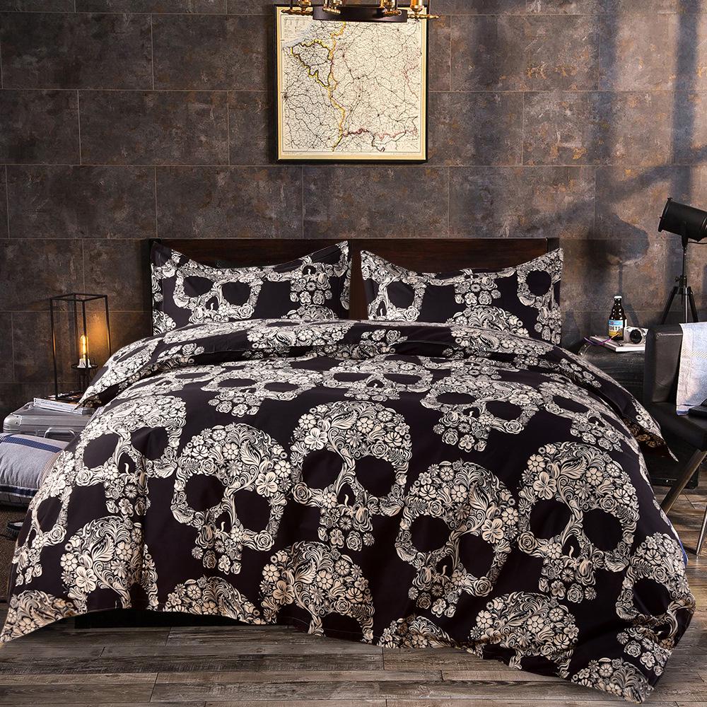 Bedding Ghost Head Quilt Cover Pillowcase Without Sheet Set Bed S Super King At Affordable Free Real Reviews With Photos Joom Bedding Ghost Head Quilt Cover, Ghost King Bed