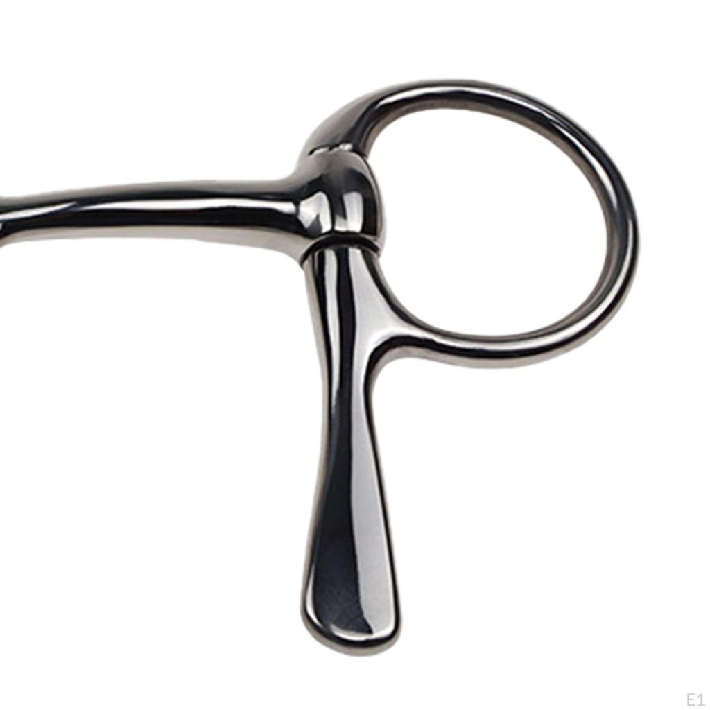 Horse Bit Mouth Snaffle Half Cheek for Chewing