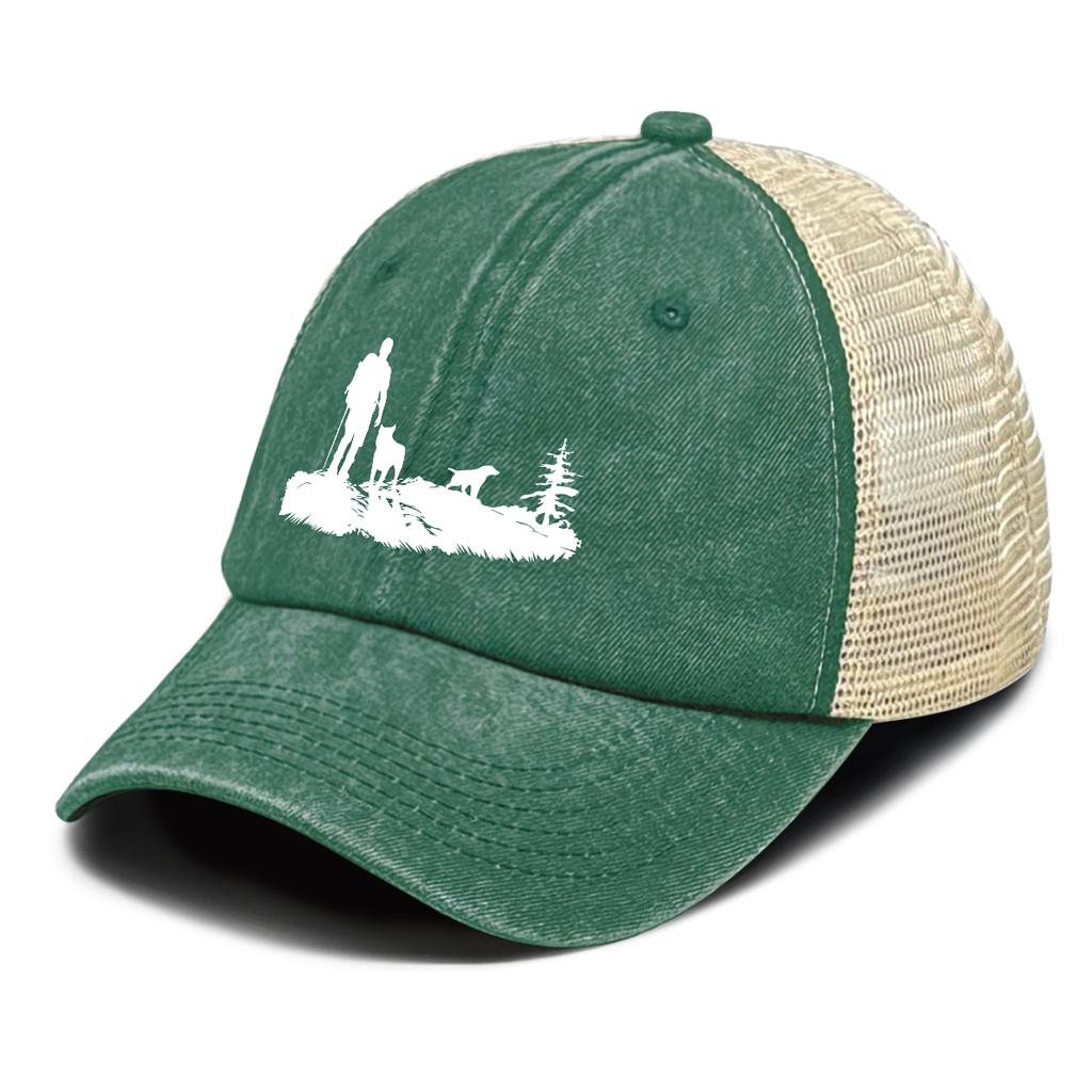 White Explorer Dog Printed Baseball Hat Adjustable All Season Simple Snapback Cap For Unisex Women Daily Wear Camping Golf