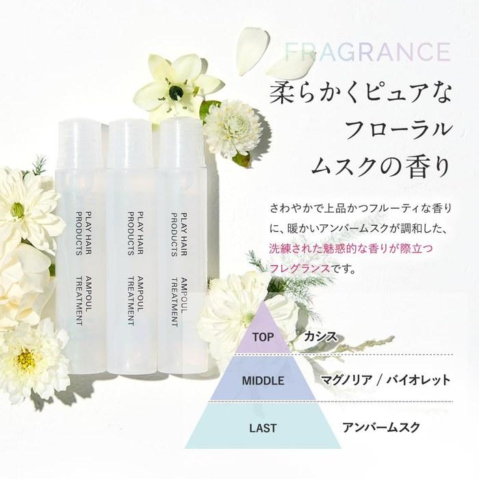 [Play Hair Products] Ampl Treatment Rinse-Out Water Treatment (14 count/1 month supply) White