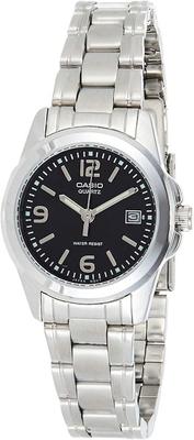 Analog Watch Stainless Steel Black Dial Women's LTP1215A-1A 3-Hand LTP1215A-1A