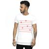 Marvel Mens Avengers Endgame Logo Stripes T-Shirt