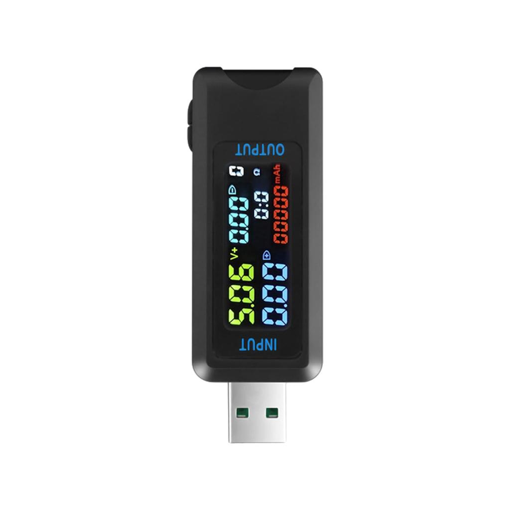 10-in-1 USB-Tester DC Digitales Voltmeter Amperemeter Strom Spannungsmesser Volt Amperemeter Detektor Powerbank Ladeanzeige