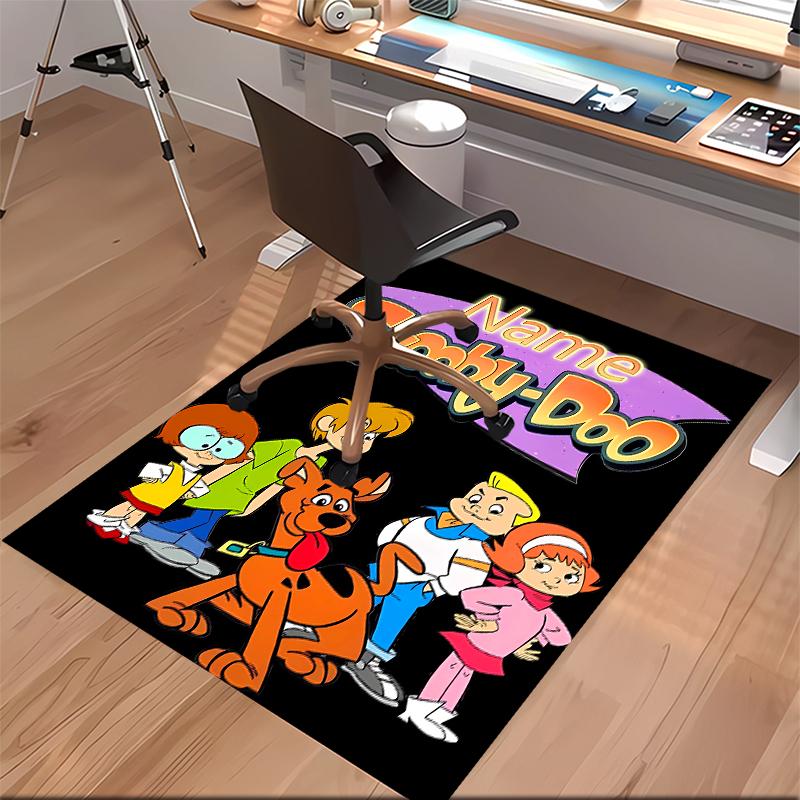 Custom Personalization Scooby-Doo Print Area Rug - Soft, Washable Non-Slip Indoor Mat,Living Room,Home&Office Decorative Rug