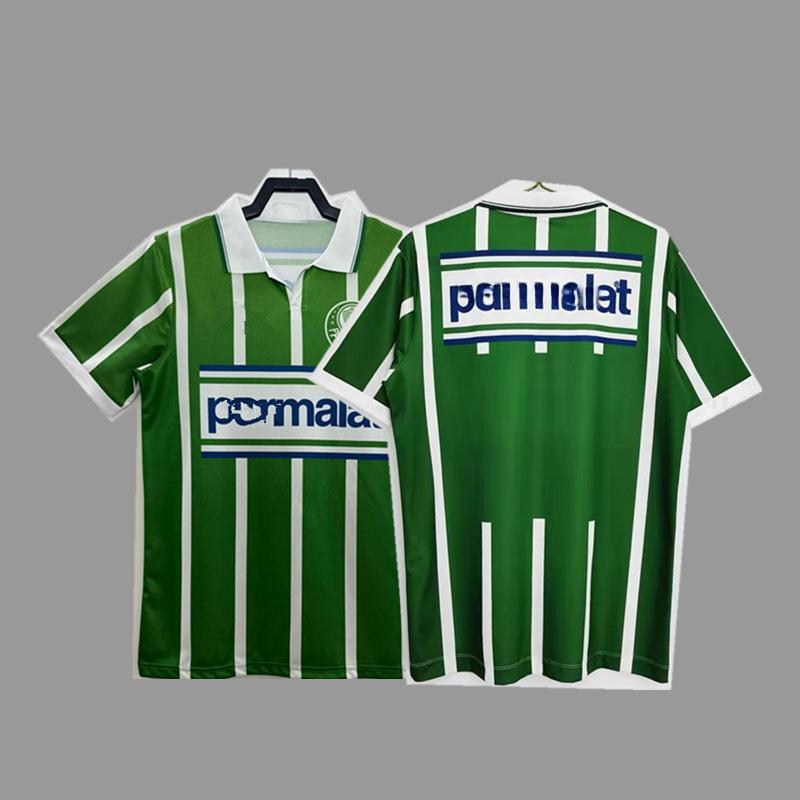9299 Palmeiras retro jersey football jersey classic nostalgic replica jersey game training jersey short sleeve S