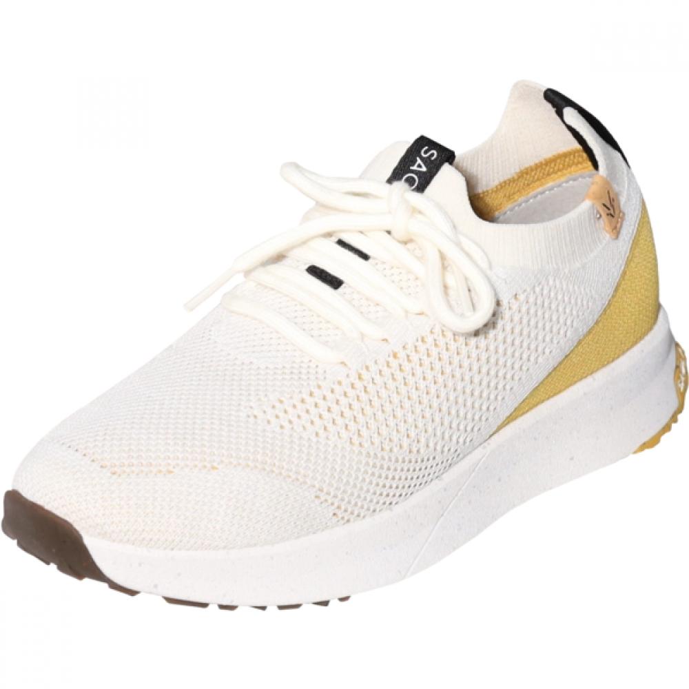 Saola Women Sneaker White   Gold