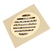 Square Shower Drain Grate Brass Bathroom Waste Grate Durable Shower Floor Drain  Laundry Room