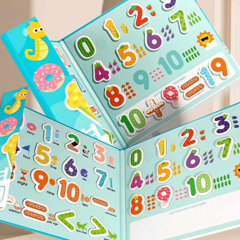 Math Kids Arithmetic Magnetic Stickers Digital Decomposition Games Baby Early Learning Math Toys Montessori Educational Toys