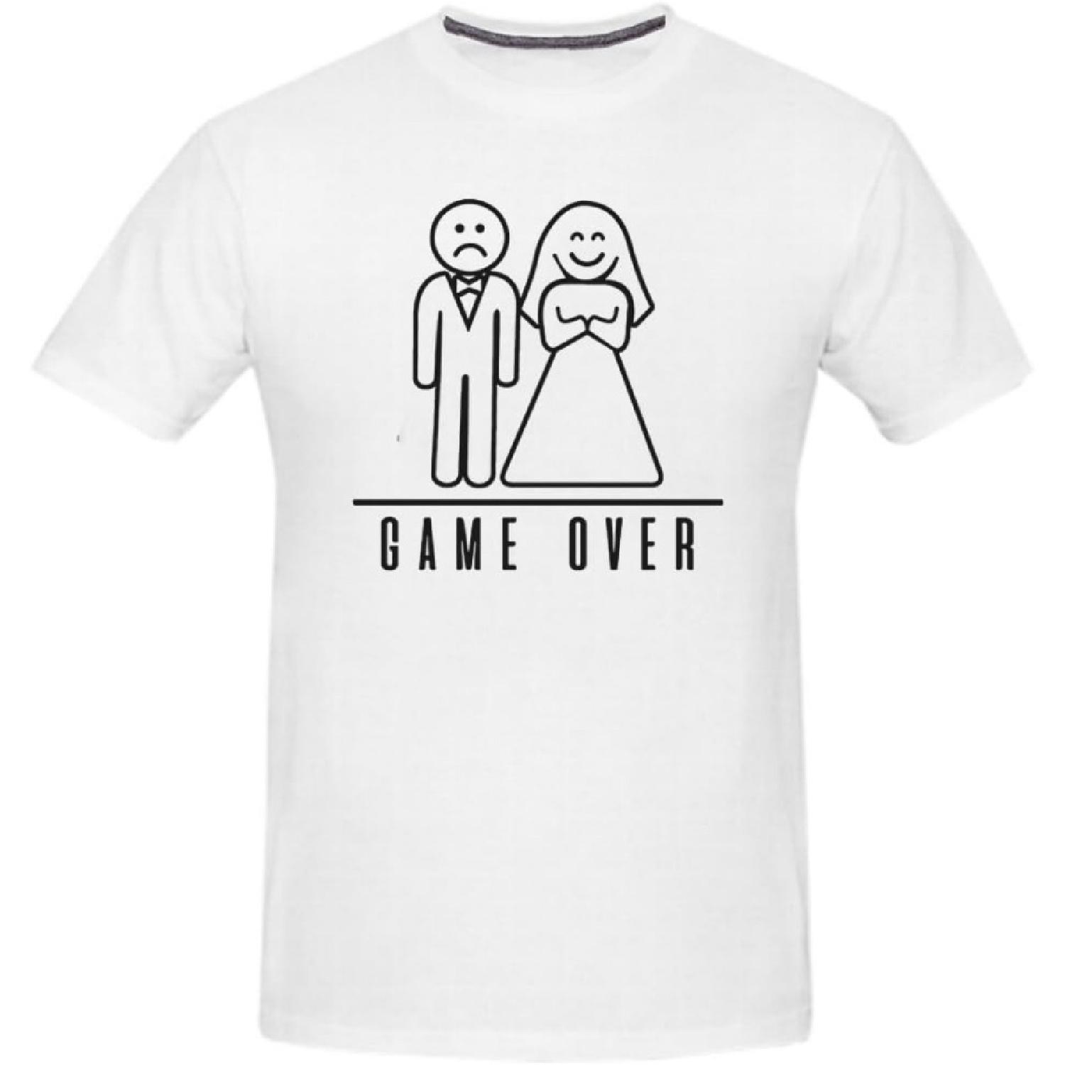Has-Play Men s Bachelor Party Funny Wedding Game Over Humor T-Shirt S
