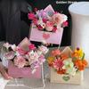 5-20PCS Valentine Envelope Flower Box for Bouquet Packaging Floral Foam DIY Craft Supplies Cardboard Holder Kit for Florist Shop